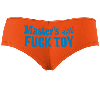 Master's Little Fuck Toy - Orange Boyshort