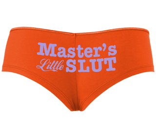 Master's Little Slut - Orange Boyshort