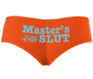 Master's Little Slut - Orange Boyshort