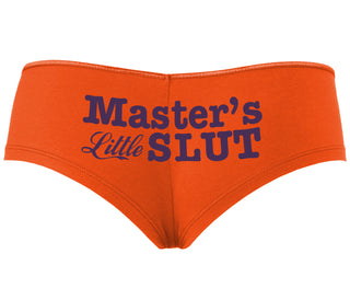 Master's Little Slut - Orange Boyshort
