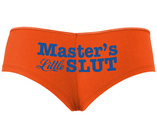Master's Little Slut - Orange Boyshort