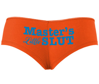 Master's Little Slut - Orange Boyshort