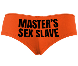 Masters Sex Slave - Orange Boyshort
