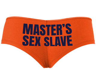Masters Sex Slave - Orange Boyshort