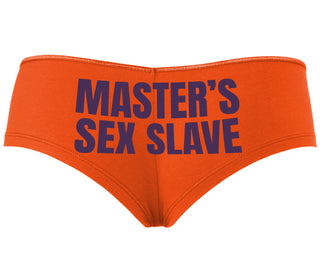 Masters Sex Slave - Orange Boyshort