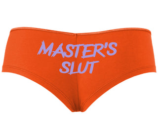 Master's Slut - Orange Boyshort