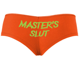 Master's Slut - Orange Boyshort