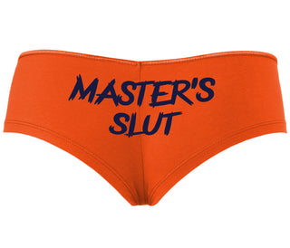 Master's Slut - Orange Boyshort