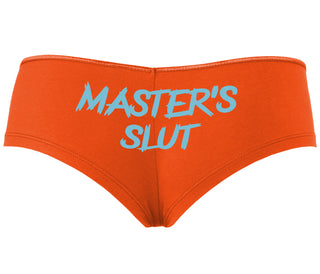 Master's Slut - Orange Boyshort