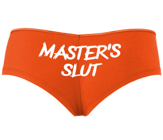 Master's Slut - Orange Boyshort