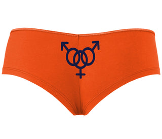 MMF Threesome - Orange Boyshort