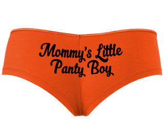 Mommy's Little Panty Boy - Orange Boyshort