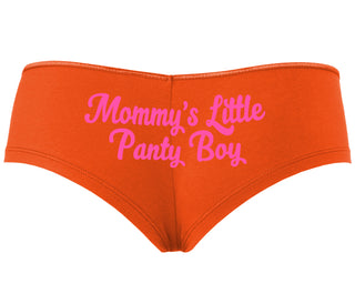 Mommy's Little Panty Boy - Orange Boyshort
