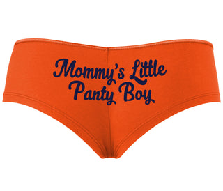 Mommy's Little Panty Boy - Orange Boyshort