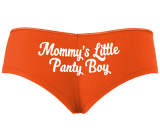 Mommy's Little Panty Boy - Orange Boyshort