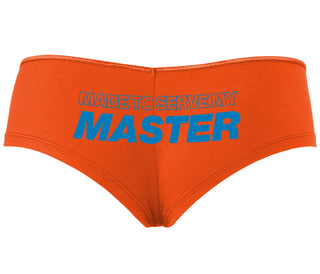 Made To Serve My Master - Orange Boyshort