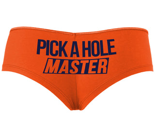 Pick A Hole Master - Orange Boyshort