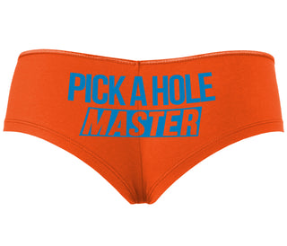 Pick A Hole Master - Orange Boyshort