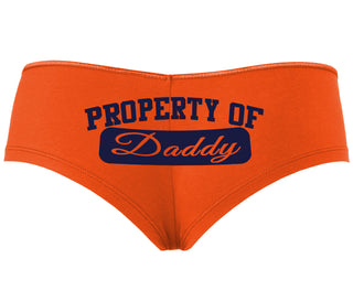 Property Of Daddy - Athletic Look - Orange Boyshort