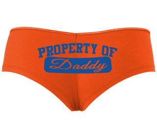 Property Of Daddy - Athletic Look - Orange Boyshort