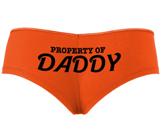 Property Of Daddy - Orange Boyshort