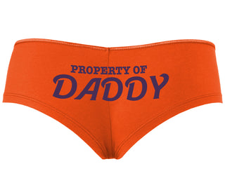 Property Of Daddy - Orange Boyshort