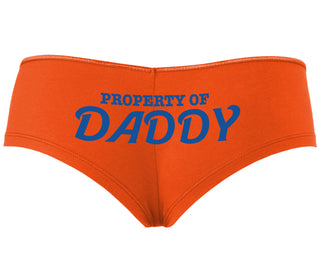 Property Of Daddy - Orange Boyshort
