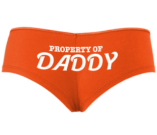 Property Of Daddy - Orange Boyshort