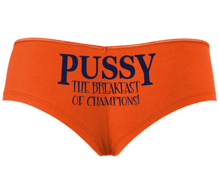 Pussy The Breakfast Of Champions - Orange Boyshort