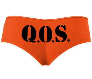 QOS - Queen of Spades - Orange Boyshort