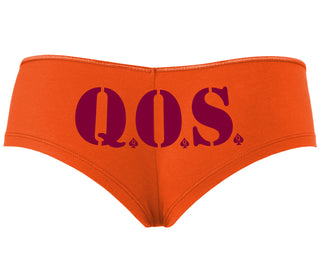 QOS - Queen of Spades - Orange Boyshort