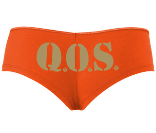 QOS - Queen of Spades - Orange Boyshort