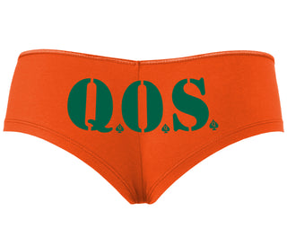 QOS - Queen of Spades - Orange Boyshort