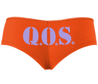 QOS - Queen of Spades - Orange Boyshort