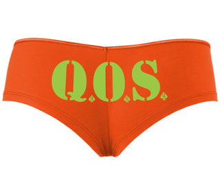 QOS - Queen of Spades - Orange Boyshort