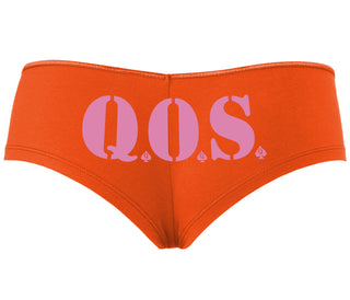QOS - Queen of Spades - Orange Boyshort