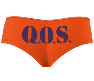 QOS - Queen of Spades - Orange Boyshort