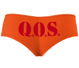 QOS - Queen of Spades - Orange Boyshort