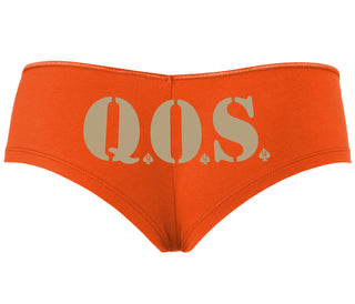 QOS - Queen of Spades - Orange Boyshort