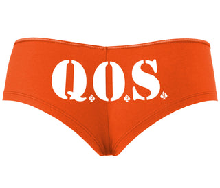 QOS - Queen of Spades - Orange Boyshort