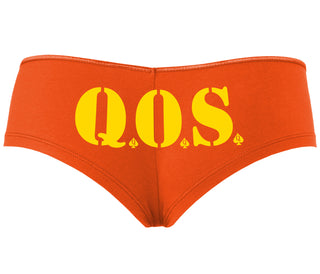 QOS - Queen of Spades - Orange Boyshort