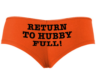 Return to Hubby Full - Orange Boyshort