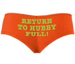 Return to Hubby Full - Orange Boyshort