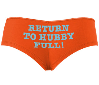 Return to Hubby Full - Orange Boyshort