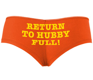 Return to Hubby Full - Orange Boyshort