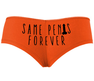 Same Penis Forever - Orange Boyshort