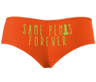 Same Penis Forever - Orange Boyshort