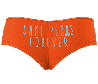 Same Penis Forever - Orange Boyshort