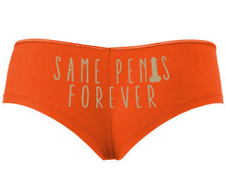 Same Penis Forever - Orange Boyshort