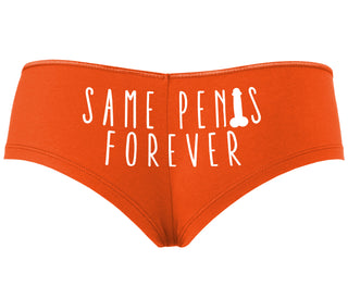 Same Penis Forever - Orange Boyshort